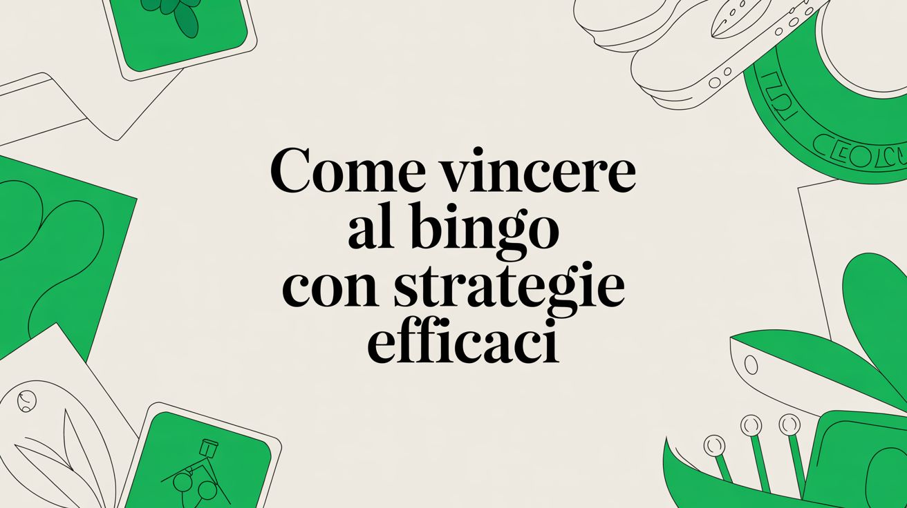Come vincere al bingo con strategie efficaci