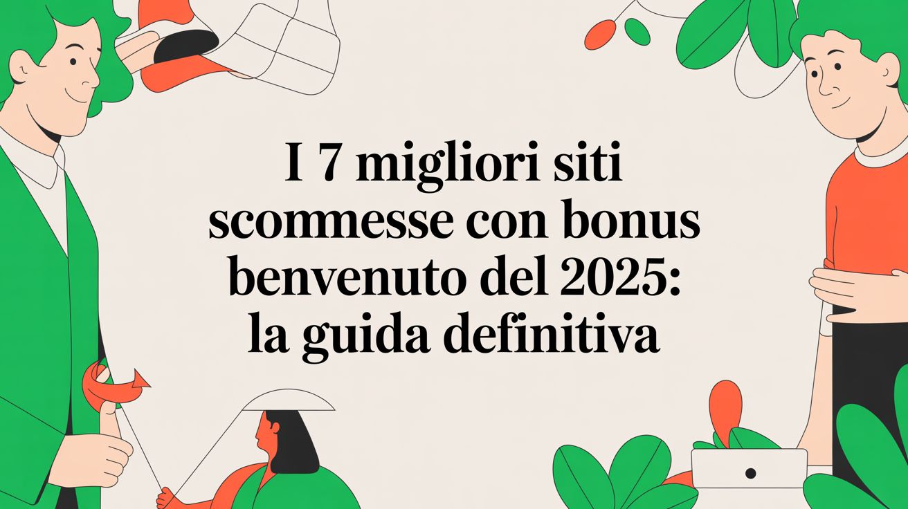 I 7 Migliori Siti Scommesse con Bonus Benvenuto del 2025: La Guida Definitiva